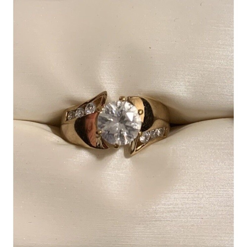 18K Tge Rsc Womens Cocktail Ring 9.15